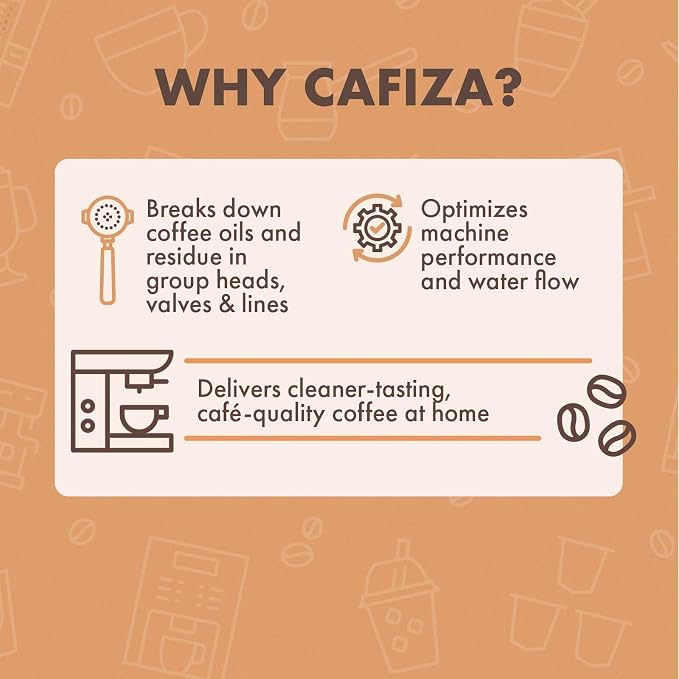 Urnex Cafiza Professional Espresso Machine Cleaning Powder 566 Grams - 3 Pack