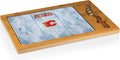 PICNIC TIME NHL unisex-adult NHL Icon Glass Top Cutting Board & Knife Set