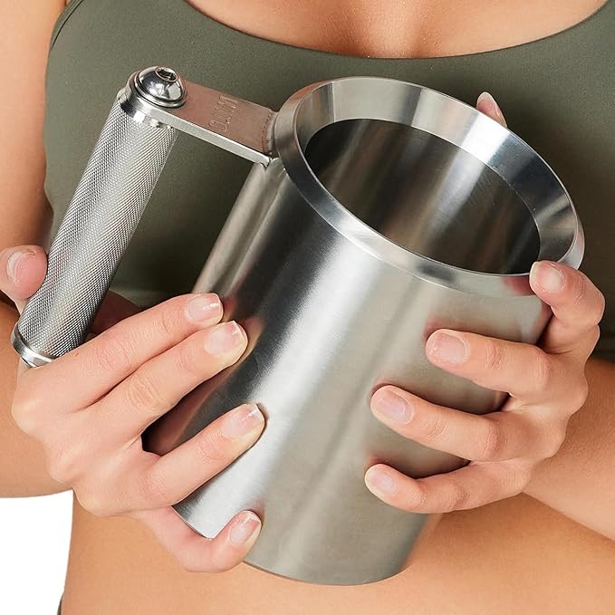 WITO Coffee Mug 22LB,400ML,Dumbbell 10KG,Stainless Steel Cups,Overweight Dumbbell Fitness Sports Water Cup,Gym Workout Coffee Enthusiast Gift,Prank Gift (22LB - 400ML)