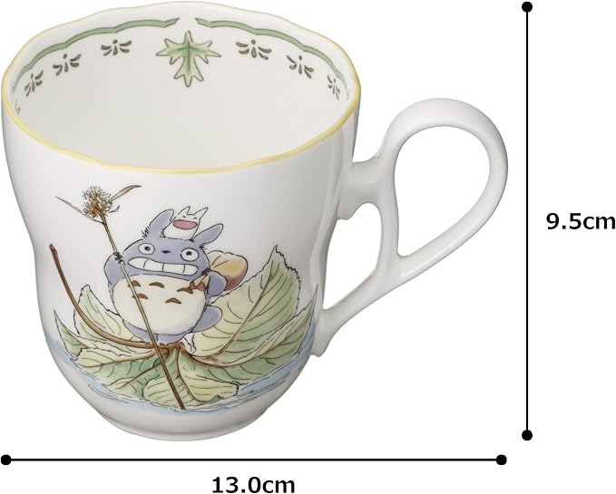 Noritake TT97855/4924-8 My Neighbor Totoro Mug 1 Piece Microwave Safe Bone China Mug