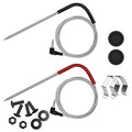 Replacement Parts Kit Temp Meat Probe and Replacement Screw Kit 80 PCS, with 2 Pack Probe Grommets, Probe Clips