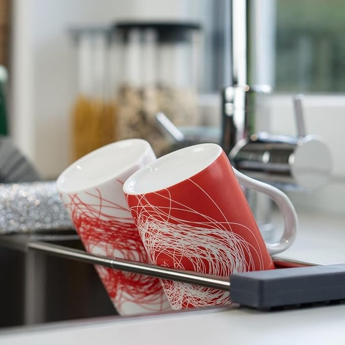 Sanni Shoo Drip.it | Stainless Steel Sink Caddy, Multifunctional & Space-Saving | Bottle Holder, Compatible with Sodastream Aqua Fizz, Penguin & Other Bottles | Drainer & Organizer