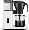 Kismile SCA-Certified 8 Cup Drip Coffee Maker, Pour Over Coffee Machine with 3s Instant Heat 197–205℉, Adjustable Flow Control, Removable Water Tank, Deep Cold Brew & 40 Min Keep Warm (Pearl White)