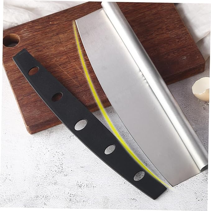 Healifty 10pcs Pizza Cutter Shield Set Stainless Steel Blade Covers for Pizza Cutters Anti-Scratch Protection Guards Kitchen Knife Protector Accessories