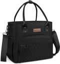 MIYCOO Lunch Bag Lunch Box Women - Leakproof Insulated Lunch Cooler Bag for Men Women - Large Lunch Tote Bags Adults, Black