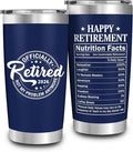 Retirement Gifts for Men 2026 - Retired Not My Problem Anymore - Retirement Tumbler for Him, Father, Husband - Retired Gifts for Men, Navy Tumbler 20 Oz, Fathers Day, Christmas Gift