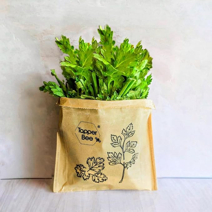 Reusable Beeswax Bags Set of 3 – Keep Food Fresh Longer, Reduce Food Waste, Eco-Friendly, BPA Free Storage