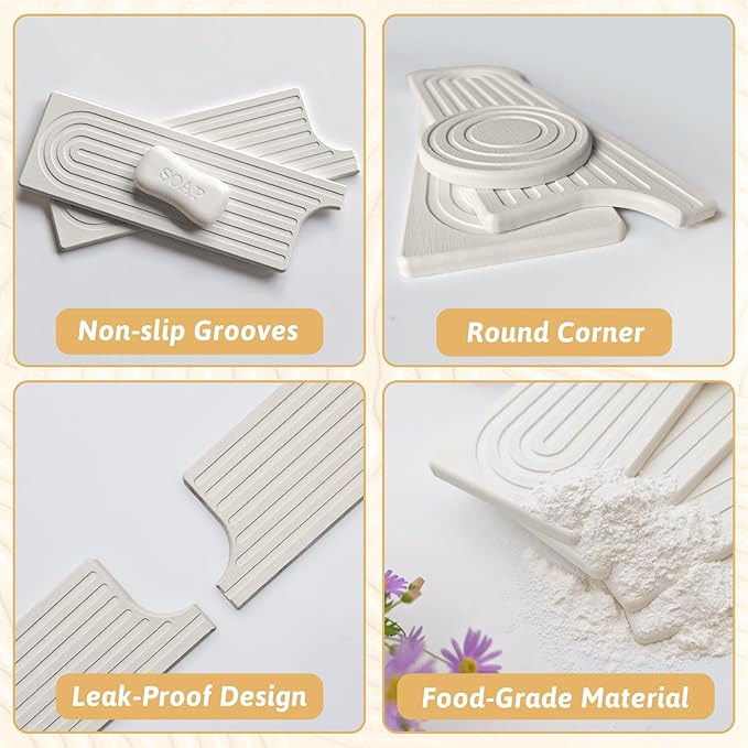 20'' Wider New Upgrade Faucet Mat for Kitchen Sink with U-Shape Hole, Super Fast Drying Diatomite Stone Mat, Sink Splash Guard Draining Mat Around Faucet for Island Countertops, Ash Grey