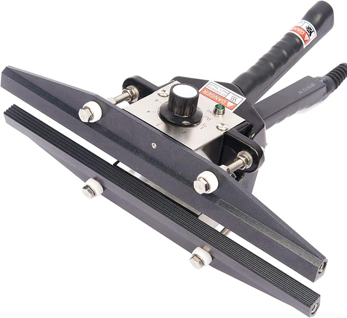 Mylar Bag Sealer,Portable Hand held Crimp Heat Sealer for 12 Inch Snack Bags and Food Storage