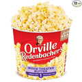 Orville Redenbacher’s Microwave Popcorn + Tub, Movie Theater Butter Flavor, 3g Fiber Per Serving, 3.9 oz. (12 Boxes)