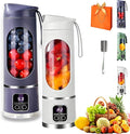 Digital Multimode Juicer Blender - Smart Led Display, Portable Usb Personal Electric Blender, Juicer Shakes And Smoothies Blender For Smoothies Liquid Diet, Shakes, Leak Proof Design (2PC-F)