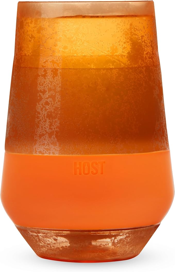 Host Freeze XL Cooling Cup in Double Walled Insulated Freezable Drink Chilling Tumbler with Freezing Gel, 12 Ounces - Set of 4 Vivid Tinted