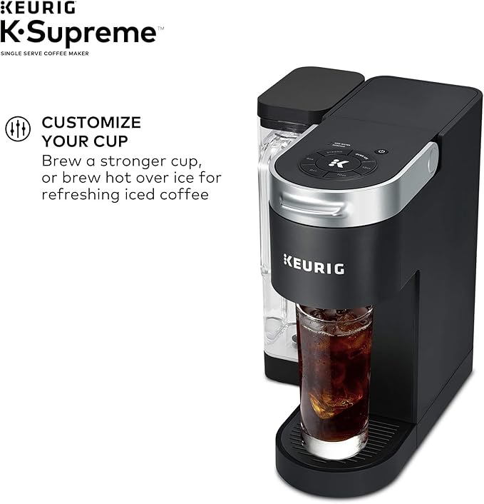 Keurig K-Supreme Single Serve Coffee Maker with Dunkin' Original Blend Medium Roast, 60 K-Cup Pods
