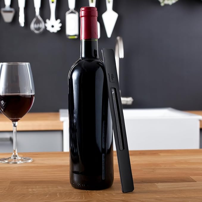 Vacu Vin Wine and Champagne Bottle Snap Thermometer - Purple