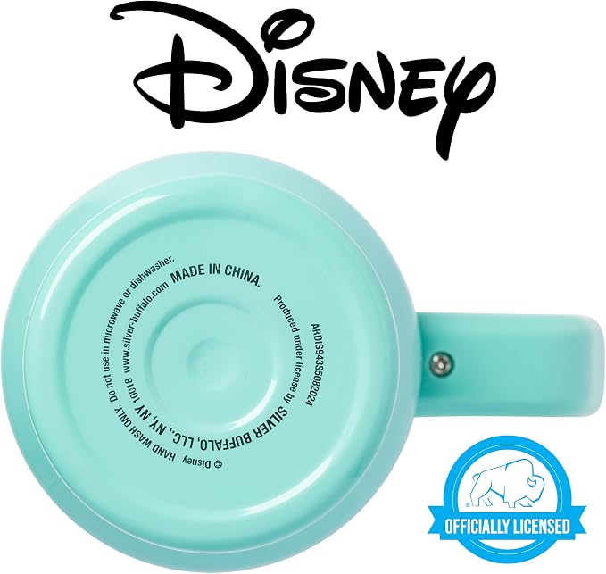 Silver Buffalo Disney Daisy Duck “Is It Me? Am I the Problem?” Stainless Steel Tumbler with Handle, Fits in Standard Cup Holder, 40 Ounces