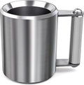 Mug,22LB/ 10KG Stainless Steel Cup,Super Dumbbell Fitness Sports Mug,Gym Exercise Coffee Lover Gift