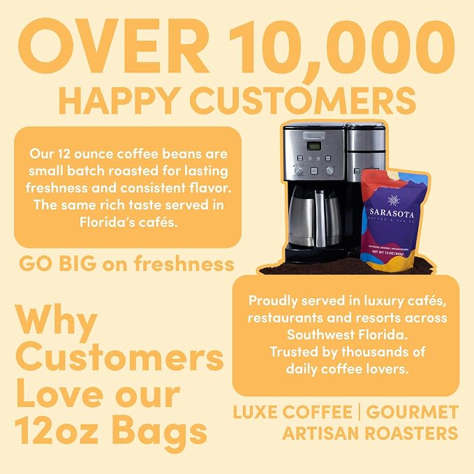 Breakfast Blend Whole Bean Coffee | Medium Roast Whole Bean Coffee Beans | Smooth Low Acid Morning | Specialty Grade | 12 oz