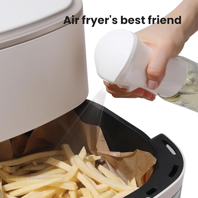 Mistifi Dark Glass Oil Sprayer150ml – Fine Mist Olive Oil Dispenser for Cooking Air Fryer & BBQ Refillable Dark Glass Bottle for Healthy Cooking & Baking(PS641)