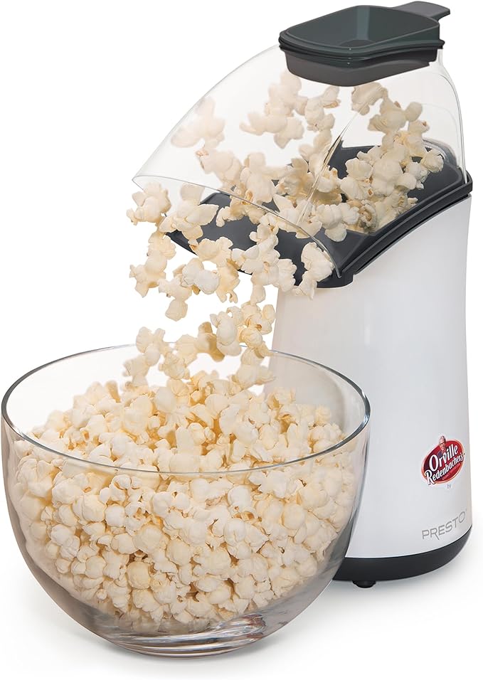 Presto 04821 Orville Redenbacher's Hot Air Popper,1 Liters,White,(Pack of 2)