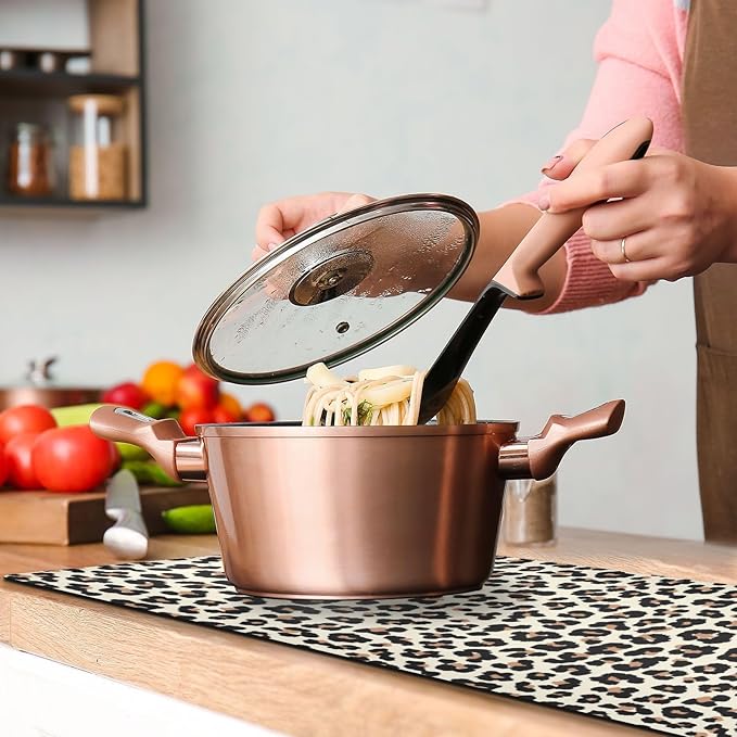 Heat Resistant Table Runner Trivet for Hot Pots and Pans 39 x 12 Inch Long Hot Pad Decorative Table Protector for Kitchen Countertop Leopard Print