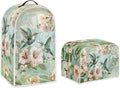Hummingbird Dust Cover Kitchen Blender Covers Flower Washable Toaster Oven Dustproof Cover Anti Fingerprint Protection Set