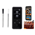 Wireless Meat Thermometer with Stable Bluetooth Connection, 2 Multi-Sensor Probes, ±1°F Accurate Digital Food Thermometer with App Control, Rechargeable, IP67 Waterproof for BBQ, Grill, Smoker & Oven
