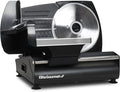 Elite Gourmet EMT-625B Ultimate Precision Electric Deli Food Meat Slicer Removable Stainless Steel Blade, Adjustable Thickness, Ideal for Cold Cuts, Hard Cheese, Vegetables & Bread, 7.5”, Black