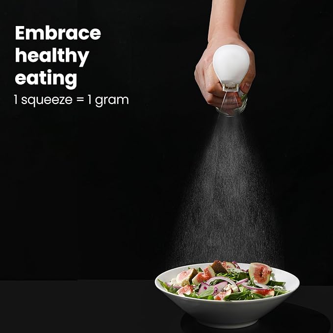 Mistifi Oil Sprayer 150ml glass bottle. Upgraded Version.Fine Mist Spray Bottle for Air Fryer, Olive Oil, Avocado Oil, Healthy Nonstick Frying, Commercial & Home Kitchen Use (Classic PS630)