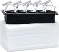 Clear Ice Cube Maker Tray - 2 Inch Clear Ice Cube Silicone Mold,10 Large Crystal Ice Cubes for Whiskey and Cocktail