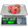 Price Computing Scale 88lb/40kg Commercial Food Scale with Price Calculator, Accurate Counting Platter, Dual LCD Display, Produce Scales for Farmer Market Retail Deli Meat Shopsr Produce Weighing