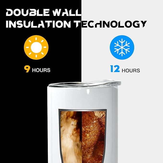 sweet grain Music Speaker Tumbler(12Pack) - 20 oz Sublimation Tumbler Skinny Straight with Speaker, Straw & USB Charging Cable, Music Tumbler Cup - Black