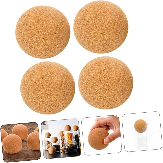 8pcs Wine Cork Stoppers Multi-function Decanter Stoppers for Daily Use for Home Bar and Parties Easy to Insert and Clean Made from Natural Material