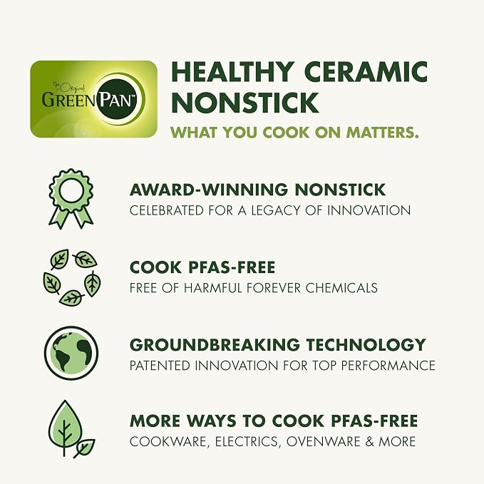 GreenPan Advanced Waffle Maker, 4-Square Belgian & Classic Waffle Maker, PFAS-Free Ceramic Nonstick, Dishwasher Safe Plate, Cool-Touch Handle, Overheat Protection, Easy Clean, Graphite