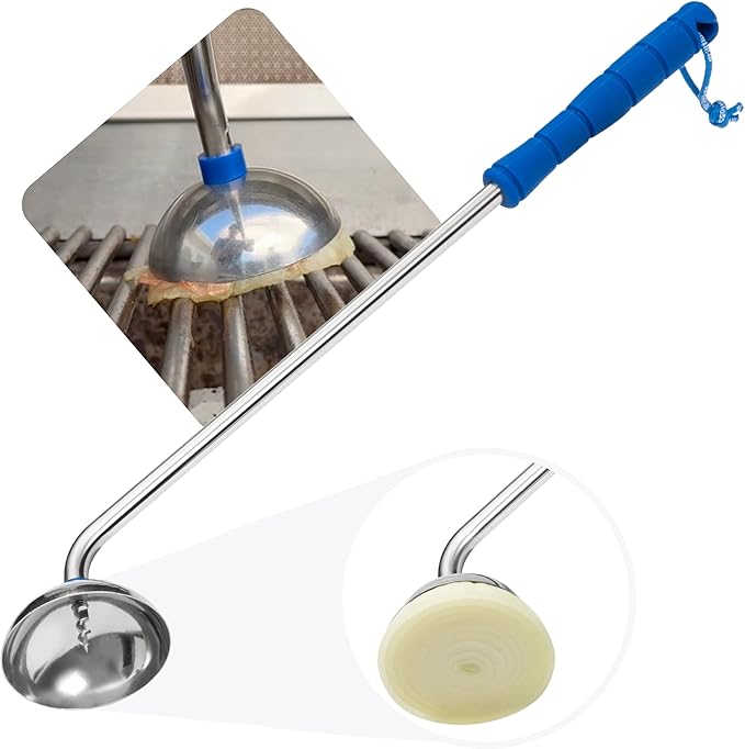 Grill Onion Grill Grate Cleaner Tool - Premium Onion Grill Brush Bristle Free BBQ Grill Cleaning Tool - Onion Grill Cleaner Bristle Free