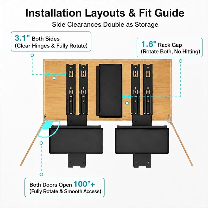 iSPECLE Vertical Spice Rack Pull Out - 1 Pack Rotate No-Drill Slide Out Spice Rack for Cabinet Swivel Easy Access Spices, Adjust Height for 4oz to 8oz Spice Jars Inside Kitchen Pantry Cabinet, Black
