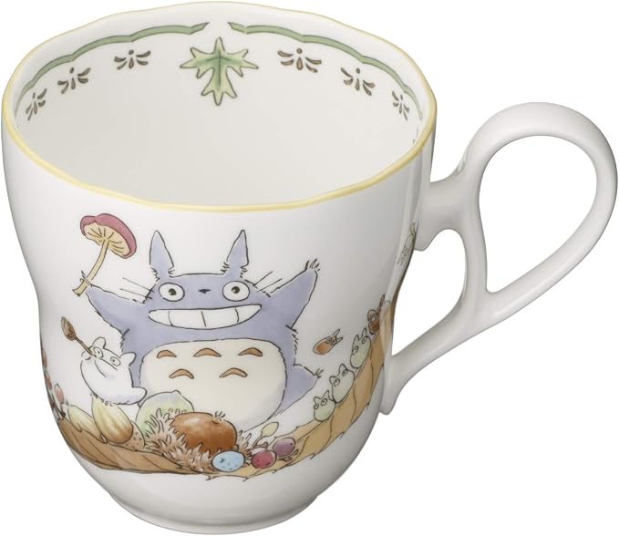 Noritake TT97855/4924-3 My Neighbor Totoro Microwavable Bone China Mug 13.8 fl oz (375 cc)