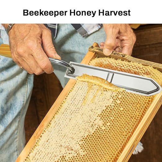 Electric Heating Honey Scraper for Honey Combs Electric Honey Scraper Extractor Beekeeping Equipment Electric Heating Honey Scraper(US Plug)