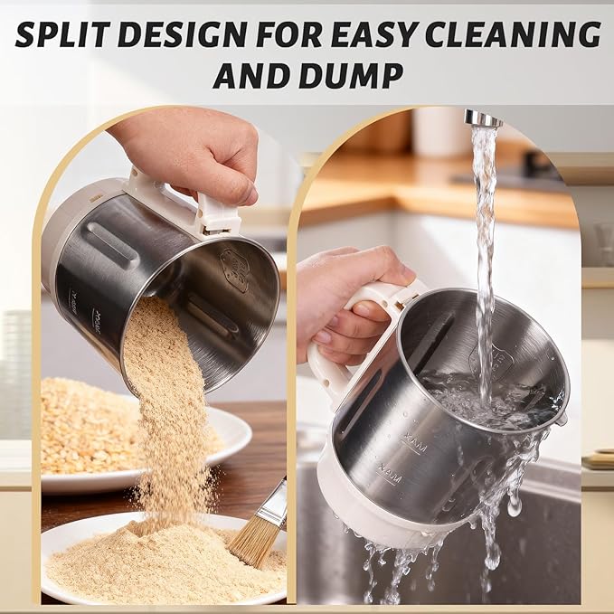 Electric Grinder for Kitchen | 800W Versatile Spice Grinder with 4 Speed Adjustment | Detachable Bowl, Suitable for Grinding Spices, Grains, Coffee