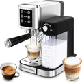 Espresso Machine 20 Bar Touchscreen Espresso Maker with Automatic Milk Frother for Cappuccino Latte,Stainless Steel Coffee Machine with Independent Frothing and Dual Heating System,Easy to Clean