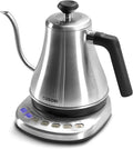 Cosori Gooseneck Electric Kettle with 5 Variable Presets, Pour Over & Coffee maker, 100% Stainless Steel Inner Lid & Bottom, 1200 Watt Quick Heating, 0.8L, Silver