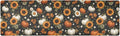 2 in 1 Table Runner Trivet for Hot Pots and Pans Heat Resistant Non Slip Waterproof 39 x 12 Inch Decorative Table Protector for Kitchen Countertop Black Dotty Pumpkins Sunflowers Daisy