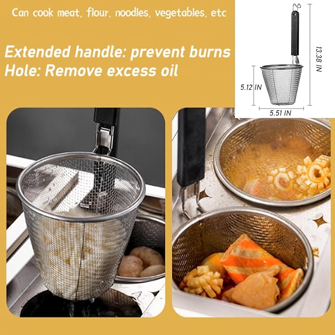 INTBUYING Electric Noodle Maker 2 Hole Commercial Pasta Maker 5 Ring Heating Tube with 2 Baskets for Restaurants Shop 110V 1700W 10L Capacity