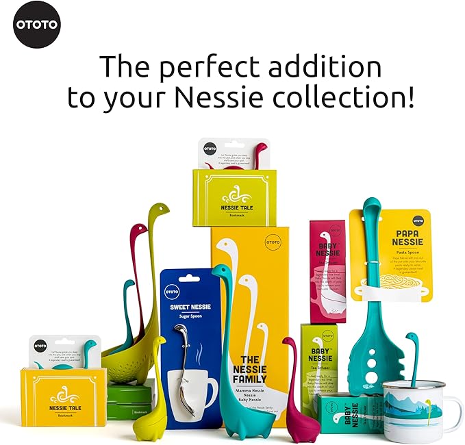 OTOTO The Original Nessie Ladle - Soup Ladle, Cute Gifts, Funny Kitchen Gadgets, Loch Ness design, Cooking Gifts for Mom - Cute and Practical Kitchen Utensils - Unique Gifts for Women, Mothers Day