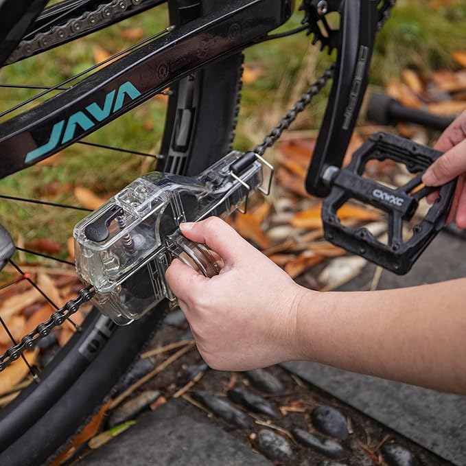 Super B Bike Chain Clearer - Cleaning Tool Scrubber with Rotating Brushes - Bicycle Clean Tool for Cleaning Bicycle Chain (TB-3209)
