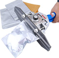 Portable Hand Held Mylar Bag Crimper and Sealer - Integrated Type for Plastic/ Snack Bags Food Storage (12 inch)