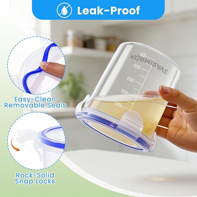 Meal Prep Freezer Storage Bundle - 6 Pack Plastic Food Storage Containers with Insulated Bag & 3 Pack Silicone Soup Freezer Molds with Freezer Bags | BPA-Free Stackable Oven/Microwave/Dishwasher Safe