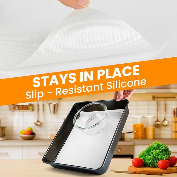Oven Liners for Bottom of Oven + Silicone Baking Mat Roll Cut to Size