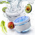 2026 New Fruit and Vegetable Washing Machine, Countertop Fruit Washing Machine, Electric Vegetable Cleaner, Device Waterproof, for Fruits, Suitable for Use in the Kitchen (2PCS)