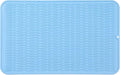 MicoYang Silicone Dish Drying Mat for Multiple Usage,Easy clean,Eco-friendly,Heat-resistant Silicone Mat for Kitchen Counter or Sink,Refrigerator or Drawer Liner Light Blue 3XL 28 inches x 18 inches