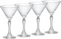 Bormioli Rocco America '20s 5.25 oz. Small Martini Glasses, Clear, Set of 4